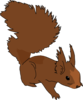 Alert Squirrel Clip Art